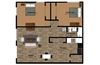 The Lodge 980 sq ft 2 Bedroom The Lodge 980 sq ft 2 Bedroom